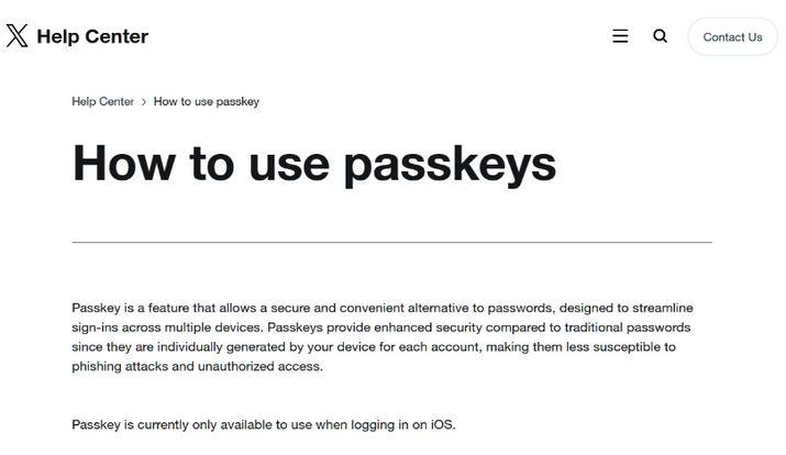 阳东苹果维修店铺分享iOS用户如何通过通行密钥(Passkey)登录 