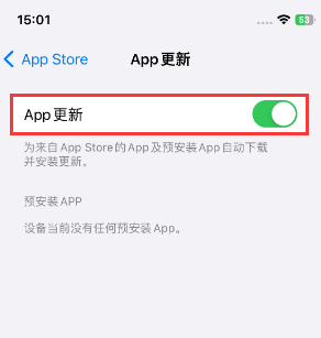 阳东苹果15维修中心如何让iPhone15APP自动更新