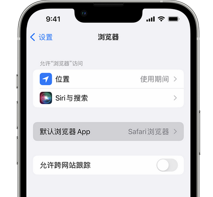 阳东苹果手机维修店分享如何在iPhone上设置默认浏览器